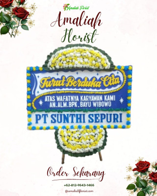 Papan Bunga Duka di Magersari