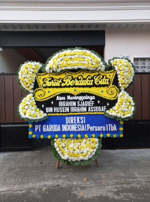 Papan Bunga Duka di Magersari
